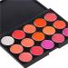 Pure Vie Professional Matte Lip Gloss Palette - 15 Non-Sticky Colors for Flawless Makeup Contouring | International Shipping Available - Buy Online on GoSupps.com