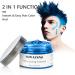 Temporary Blue Hair Color Wax for Men & Women | Natural Styling Pomade - Perfect for Parties Cosplay & Halloween | 4.23 oz #4 Blue - Buy Online on GoSupps.com