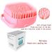 Pet Massage Brush with Shampoo Dispenser - Soft Silicone & Rubber Bristle for Dog and Cat Grooming | Pink - Buy Online on GoSupps.com