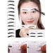 12 Style/Shape Self-Adhesive Eyebrows Stencil - 26 Pcs. Per Pad for Perfect Eyebrow Shaping - Buy Online on GoSupps.com