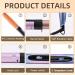 Premium Curling Iron Set with 5 Interchangeable Barrels & Hair Brush - Perfect Gift for Women | Ceramic Tourmaline Curling Wand for Salon-Worthy Waves - Buy Online on GoSupps.com