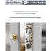 SORWDUERM Crystal Door Knobs - 2 Pack Dummy Interior Glass Knobs in Gold/Polished Brass for Elegant Home Decor - Buy Online on GoSupps.com