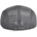 VOBOOM Men's Breathable Mesh Summer Hat Newsboy Beret Ivy Cap - Grey - Buy Online on GoSupps.com