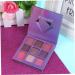 Healvian 3pcs 9 Women Eye Shadow Eyeshadow Makeup Palette Metallic Eye Shadow Palettes Purple - Buy Online on GoSupps.com