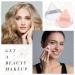 Patelai 2 Pcs Reusable Triangle Powder Puff Set | Soft Makeup Sponge with Strap | Ideal for Loose Powder and Foundation | Wet and Dry Application | White Nude - Buy Online on GoSupps.com