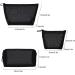 Travel Toiletry Bags Set - Mesh Cosmetic Bags with Zipper (3 Sizes) for Men & Women | Black Makeup Organizer - Buy Online on GoSupps.com