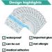 150 Pack Waterproof Transparent Film Dressing Adhesive Bandages 3.1x3.1 Inch - Buy Online on GoSupps.com
