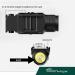 CRONHAWK Rechargeable 700 Lumen Pistol Flashlight - Tactical Weapon Light for Gun, Picatinny Rail Mounted - Black - Buy Online on GoSupps.com