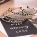 Strass hair band xiyee 5 pieces crystal side fashionable hair ripe crystal rhinestone stems shiny slide -resistant pearls hair band bling bling hair strap hair decoration hair decoration