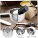 Healvian 5-Stainless Steel Shaving Brush Bowl Set | Portable Aluminum Shaving Cups for Wet Shaving | Ideal Men's Grooming Equipment - Buy Online on GoSupps.com