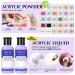29 Colors Acrylic Nail Kit - Complete Starter Set with Electric Nail Drill UV Lamp & Acrylic Powder - DIY Nail Art Tool for Gel Nails - Buy Online on GoSupps.com