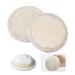 100% natural Loofah Pads, Face Exfoliator Pad Scrubber Handheld Luffa Pad Sponges Suitable for bathing, showering, spa facial cleansing available for men and women (2pcs) 2 Count (Pack of 1)