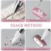 Dual-Ended Nail Rhinestone Picker Dotting Pen - Wax Tip Pencil for Jewel Gems Crystals Studs Pickup with 2 Extra Wax Heads - Pink - Buy Online on GoSupps.com