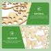 Favomoto 2Pcs Natural Wooden Butterfly Circle Crochet Basket Bottom - DIY Knitting Weaving Board for Bag Shaper - Buy Online on GoSupps.com