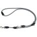 Leitengr n dog leash derby |2m length robust nylon flexibly adjustable for medium -sized to large dogs |Modern gray pidgeon gray 2 m x 1.1 cm