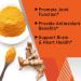 Turmeric Curcumin Capsules with Black Pepper | Joint & Immune Support | 95% Curcuminoids | 90 Capsules - Buy Online on GoSupps.com