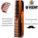 Kent A FOT Limited Edition Handmade Pocket Comb for Men - Fine Tooth Hair, Beard & Mustache Styling - Made in England - Buy Online on GoSupps.com