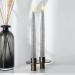 FURORA Lighting Silver Taper Candles - Flameless LED Centerpiece Decor with 6/18 Timer Pack of 2 (Battery Operated) - Perfect for Elegant Events & Home D cor - Buy Online on GoSupps.com