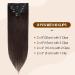 Tess Clip-In Real Hair Extensions - Dark Brown #2 18 Clips 8 PCs 12 (30cm) - Lightweight 55g Affordable Remy Hair Extensions - Buy Online on GoSupps.com