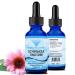Absonutrix Echinacea Tincture Advanced Formula 390 mg 4 Oz Liquid 302 Servings Made in USA Quick Absorption Quality Potent Ingredients Non-GMO GMP Certified Facility Cruelty-Free Products