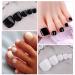 576pc Colored Press on Toenails Short Square Fake Toe Nails - LoveOurHome Glossy Full Cover Artificial False Toenail French Pedicure Decor - 24 Colors for Women & Teens - Buy Online on GoSupps.com
