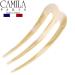 Camila Paris CP2973 White Wavy Hair Pin French Twist Stick Clip | Handmade in France | 3-Prong Hair Fork for Women - Buy Online on GoSupps.com