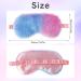 4 Pieces Rainbow Plush Eye Masks for Kids & Women - Soft Sleeping Eye Covers with Elastic Strap & Silky Back - Buy Online on GoSupps.com