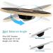 StrongTek Oval Wood Balance Board - Core Exercise & Fitness Accessory for Stability, Yoga, and Standing Desk Use - Buy Online on GoSupps.com