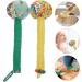 Minkissy Body Massage Tools - 2-Piece Manual Massage Hammer & Soft Cotton Ball | Ultimate Muscle Relaxation & Pain Relief Device (25x11cm) - Buy Online on GoSupps.com