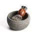CHARMMAN Natural Granite Stone Shaving Soap & Cream Bowl for Men - Keep Warm, Easier to Lather Gray - Buy Online on GoSupps.com
