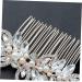 DOITOOL Gold Headpiece Wedding Hair Combs Silver Hair Accessories Rhinestone Bridal Comb Rhinestone Hair Comb Wedding Hair Accessory Headwear for Women Hairpin Crystal Bride - Buy Online on GoSupps.com