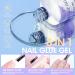Gellen Short Almond Acrylic Nail Kit with 240Pcs Fake Nails and LED Nail Lamp - DIY Gel Nail Extension Kit with 3 in 1 Nail Glue Gel - Nail Art Tools and Decorations Included - Buy Online on GoSupps.com