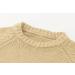 KISLOVE Knitted Jumper | Chunky Ribbed Sweater for Toddlers | Unisex Baby Winter Knitwear | Soft Autumn Outwear | 80 Beige - Buy Online on GoSupps.com