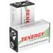 Tenergy Centura 9V NIMH Rechargeable Batteries 200mAh Low Self-Discharge Square Battery for Smoke Alarm/Detector 2 Pack