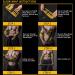 TAVIEW Elastic Elbow Bandages for Weightlifting | 120cm Compression Straps for Powerlifting Fitness & Cross-Training - Black Elbow Wraps - Buy Online on GoSupps.com