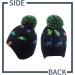 XIAOHAWANG Knitted Baby Hat - Winter Warm Boys Girls Beanie with Fleece Lining, Pompom & Colorful Dinosaur Design | Toddler Kids Hat 4-7 Years - Buy Online on GoSupps.com
