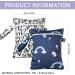SEAUR 2 Pack Waterproof Cloth Diaper Pockets with Zipper - Portable Baby Diaper Storage Color 3 (18x25 cm) - Buy Online on GoSupps.com