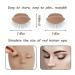 MAIZOA 6 Pairs of Replaceable Eyelids for Eyelash Training and Makeup Practice - Wheat Color - Buy Online on GoSupps.com