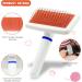 Crafterlife Rabbit Fur Care Set - Pet Grooming Brush Nail-Knobs Massage Glove & Flea Comb for Rabbits Puppies Kittens & Small Animals (Red & Pink) - Buy Online on GoSupps.com