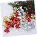 ifundom 5pcs Christmas Ornaments Xmas Ornament Filler Household Red 11X4CM - Buy Online on GoSupps.com
