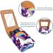 Lipstick Case - Leather Lip Gloss Organizer with Mirror | Mini Unicorn Rainbow Holder Bag - Buy Online on GoSupps.com
