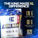 Ronnie Coleman King Mass XL Mass Gainer Protein Powder - 10lb - 60g Protein  180g Carbs  1000+ Calories  Creatine & Glutamine  Dark Chocolate - Buy Online on GoSupps.com