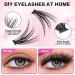 Fenshine Cluster Eyelash Extensions 240pcs - Natural False Eyelashes Mix 9-14mm - Soft Individual Lashes - Extension Kit with 20D/40D Curl - 0.07D - for Volume Lash Looks - Buy Online on GoSupps.com