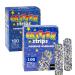 Glitter Strips Bandages for Kids - 200 Count Latex Free Adhesive Bandage 3/4"x3" for Wound Care Minor cuts scrapes and First aid