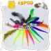 Rosaui 15 Pack Cat Slinky Replacement Springs - Colorful Interactive Cat Toys with Bells - Fun Accessories for Your Feline Friend - Buy Online on GoSupps.com
