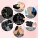 Dimeho 2 Pairs Moisturizing Gloves Touch Screen Cotton Spa Lotion Glove Overnight Bedtime Skin Care Gloves Eczema Glove for Dry Chapped Hands Women Beauty (White + Black) - Buy Online on GoSupps.com