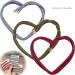 3Pcs Leather Hair Ties Ponytail Holders - Red Brown Grey | French Hairstyle Wraps - Buy Online on GoSupps.com