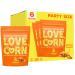 LOVE CORN Cheezy | Delicious Crunchy Corn Cheese Snack | 4oz x6 bags | Non-Dairy Non-GMO Gluten-Free Plant Based Low-Sugar 4 Ounce (Pack of 6)