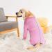 YeaPeeto One-Divider Pajamas for Large & Medium Dogs | Relaxation Hair Loss & Allergy Protection | Anti-Lick Wound Cone Alternative (5XL Pink) - Buy Online on GoSupps.com
