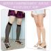 6 Pairs Open Toe Sheer Compression Socks 20-30mmHg Graduated Knee High Stockings for Women Large Size - Buy Online on GoSupps.com